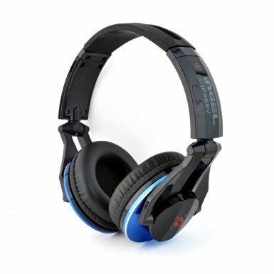 Einskey IP888 Professional Series Wired Studio Monitor Headphones with Tangle-Free Detachable Cable (Blue)
