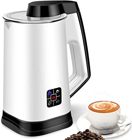 Milk Frother, Electric Milk Steamer for Making Latte, Cappuccino, Hot Chocolate, Automatic Foam Maker Cold Hot Milk Warmer