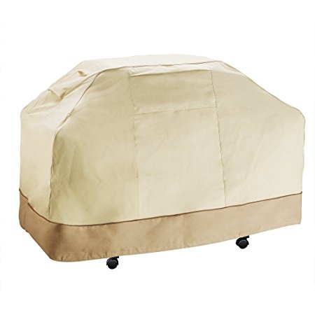 Villacera High Quality Grill Cover, Beige & Brown, Extra Large