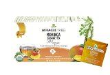 Miracle Tree USDA Organic Premium Moringa Wellness Tea 25 Individually Sealed Tea Bags Mango