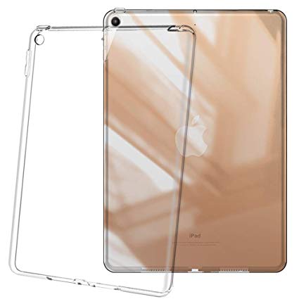 HBorna iPad 9.7 Case for 2018/2017 Model, Ultra Slim Transparent Clear Soft TPU Flexible Rubber Silicone Gel Scratch Resistant Back Cover Skin for Apple iPad 9.7 Inch (iPad 5, iPad 6)