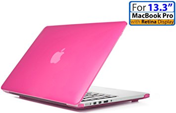 iPearl mCover Hard Shell Case for 13-inch Model A1425 / A1502 MacBook Pro (with 13.3-inch Retina Display) (Pink)