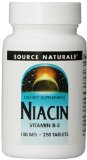 Source Naturals Niacin Vitamin B-3 100mg 250 Tablets