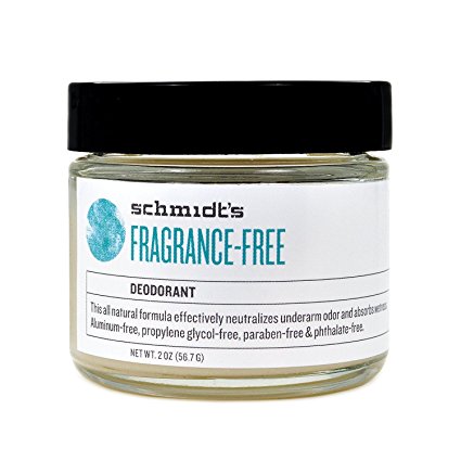 Schmidt's Natural Deodorant, Fragrance-Free, 2 Ounce