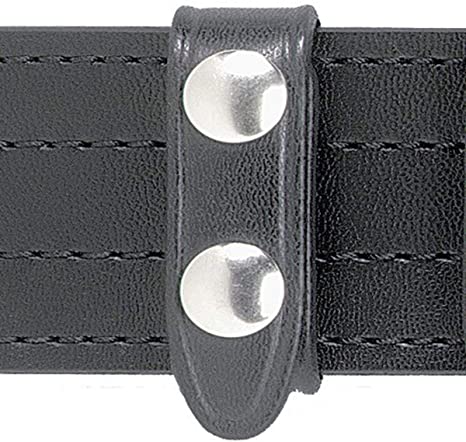 Safariland Duty Gear Chrome Snap Belt Keeper (4PACK) (Plain Black)