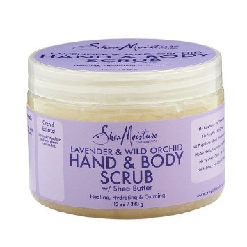 Shea Moisture Levender and Wild Orchid Body Scrub 12 Oz Tub by Chom