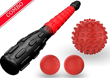 Premium Massage Balls, Firm Lacrosse Ball Set or Spiky Roller, Deep Tissue Trigger Point, Foot Massager, Mobility, Acupressure, Plantar Fasciitis, Reflexology, Therapy & Myofascial Release, FREE Ebook