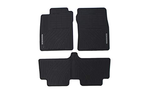 Genuine Toyota Accessories PT908-89090-20 Front and Rear All-Weather Floor Mat (Black), Set of 4