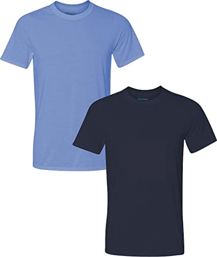 Gildan Men's Moisture Wicking Polyester Performance T-Shirt, 2-Pack