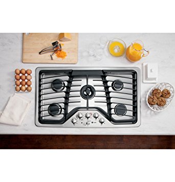 GE PGP986SETSS Profile 36" Stainless Steel Gas Sealed Burner Cooktop