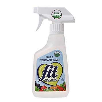 Fit Organic Fruit and Vegetable Wash, 12-Ounce Spray Bottle