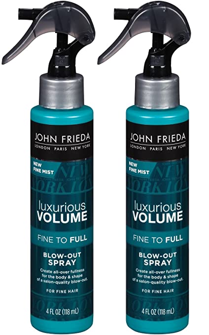 John Frieda Luxurious Volume Fine to Full Blow Out Spray, 4 Fluid Ounce (Pack of 2)