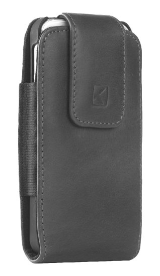 Knox Vertical Genuine Leather Holster for Apple iPhone 6 with Shell Case (Shell Case Not Included)