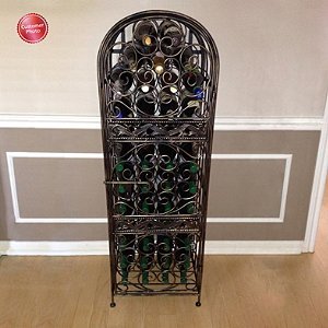 Wine Enthusiast Renaissance Wrought Iron Wine Jail