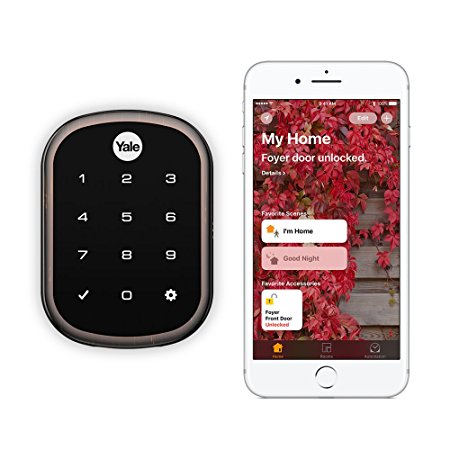 Yale Assure Lock SL with iM1 - HomeKit Enabled - Works with Siri - Oil Rubbed Bronze (YRD256iM10BP)