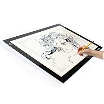 Litup B4 Light Box L15.63"×W11.81" Light Pad LED Tracing Drawing Pad Animation Panel Stencil Board with USB Cable, Adjustable Brightness, Eyesight Protected Technology, 18 Months of Warranty - LP-B4