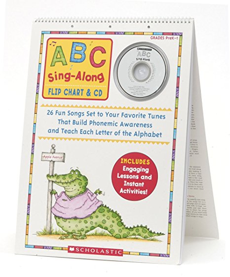 Scholastic Classroom Resources ABC Sing-Along Flip Chart and CD (SC978439)