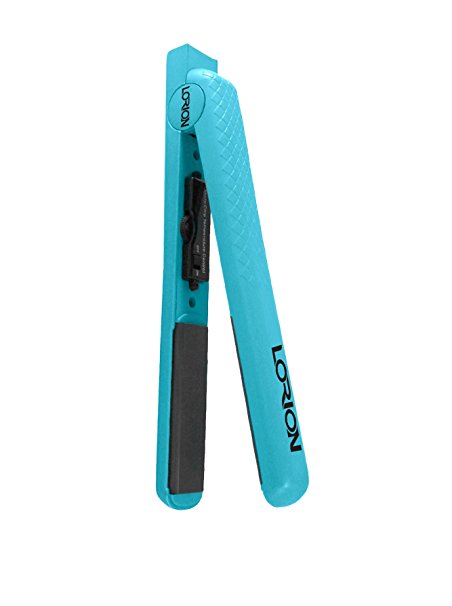 Lorion Beauty Pure Ceramic and Diamond Ultra Smooth Plates1.25   Ceramic Flat Iron Turquoise