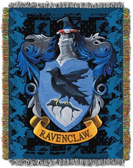 The Northwest Company Warner Bros Harry Potter Raven Claw's Crest Tapestry Throw, 48 by 60-Inch