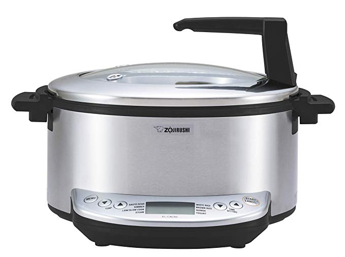 Zojirushi EL-CAC60XZ Multicooker, 6 Qts, Brushed Stainless