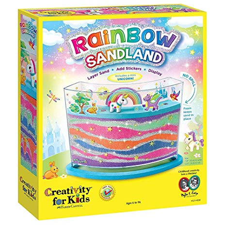 Creativity for Kids Rainbow Sandland - Make Your Own Sand Art for Kids