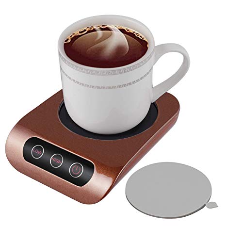 KUWAN Coffee Mug Warmer - Desktop Beverage Warmer - Electric Cup Warmer Tea Milk for Office Home 110V 30W Best Gift for Coffee Lovers