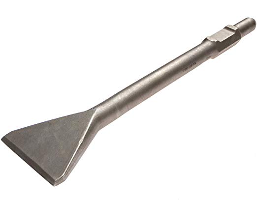 4-in Wide THINSET REMOVAL BIT, Tile and Demo Chisel, 1-1/8 Hex, Jackhammer Chisel!! (4" X 16")