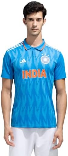 adidas Official India Cricket ODI Fan Jersey