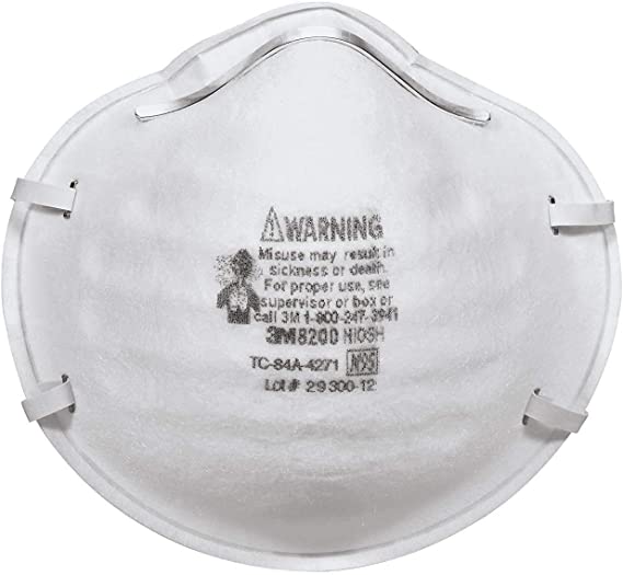 3M Respirator,Mask (8200 3 Pack)