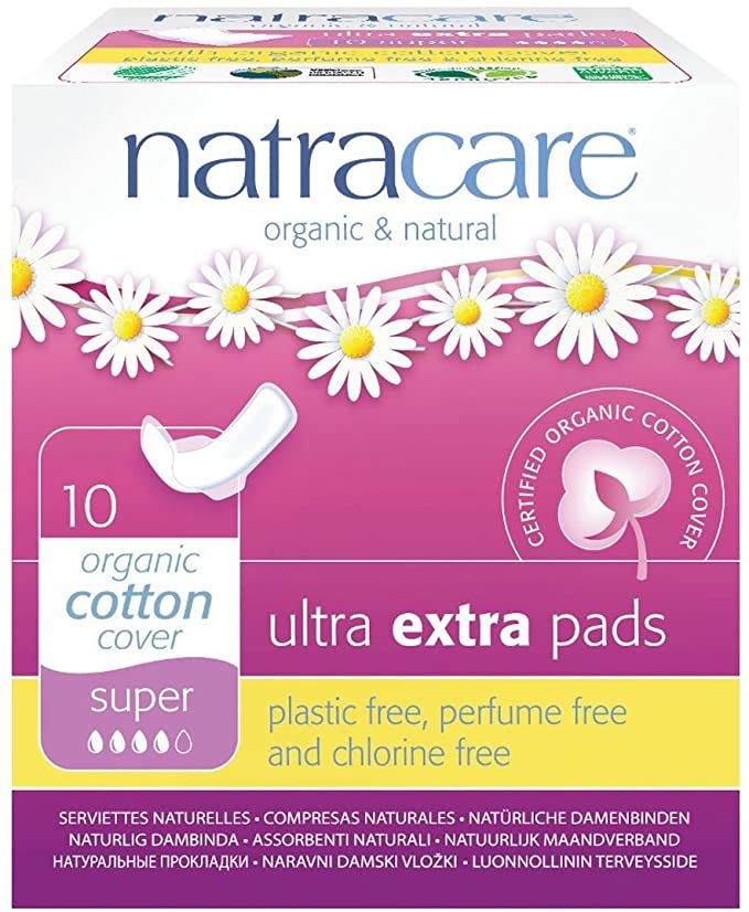 Natracare Organic Cotton Ultra Extra Pads 10 Super