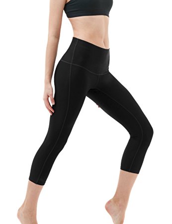 Tesla Yoga 21"Capri High-Waist Tummy Control Pants w Pocket FYC34 / FYC36 / FYP32