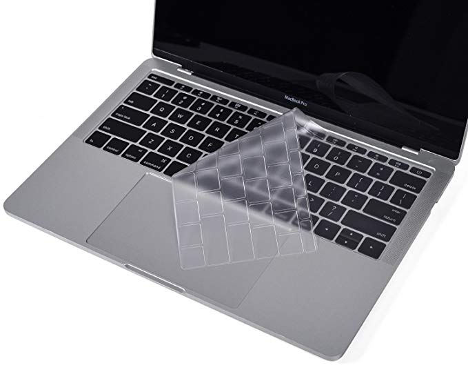 Premium Ultra Thin MacBook Keyboard Cover Skin for Apple MacBook Pro 13 Inch A1708 without Touch Bar(With Function Keys, 2018 & 2017 & 2016 Release), TPU