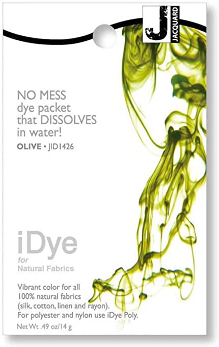 Jacquard Products 100% Natural, Olive iDye Fabric Dye, 5 Oz