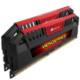 Corsair Vengeance Pro Series Red 8GB 2x4GB DDR3 1600 MHZ PC3 12800 Desktop Memory CMY8GX3M2A1600C9R