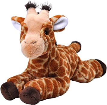 Wild Republic EcoKins Giraffe Stuffed Animal 12 inch, Eco Friendly Gifts for Kids, Plush Toy, Handcrafted Using 16 Recycled Plastic Water Bottles