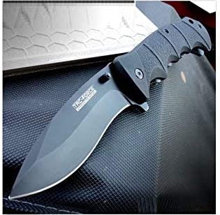 TAC Force Spring Assisted Opening Black Tactical Pocket Knife Folding Blade New!
