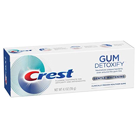 Crest Gum Detoxify Gentle Whitening Fluoride Toothpaste - 4.1 oz