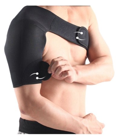 Lalawow Shoulder Brace Light Weight and Adjustable Shoulder Support Brace for Rotator Cuff Injury Prevention and Recovery