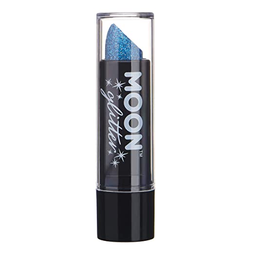 Holographic Glitter Lipstick by Moon Glitter - 0.17oz - Blue