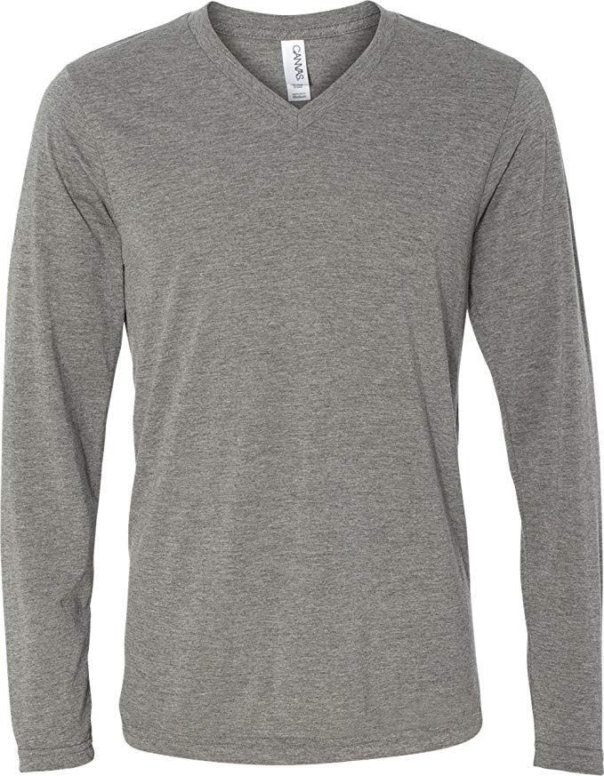 Bella Canvas 3425 - Long Sleeve V-Neck T-Shirt