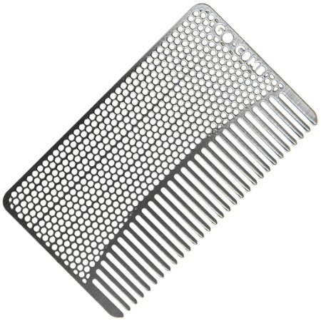 Go-Comb - Ultimate Everyday Fine Tooth Comb - Stainless Steel - Fit For Your Wallet