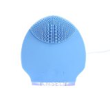 docooler Silicone Skin Mini Ultrasonic Rechargeable Facial Cleansing Brush Beauty Instruments BLue