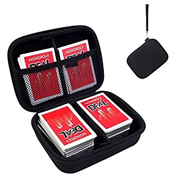 PAIYULE Hard Case Compatible Monopoly Deal Card Game. Fits up to 360 Cards. Includes 2 Removable Divider