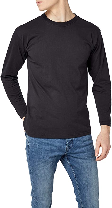 Fruit of the Loom Men's Super Premium Long Sleeve T-Shirt