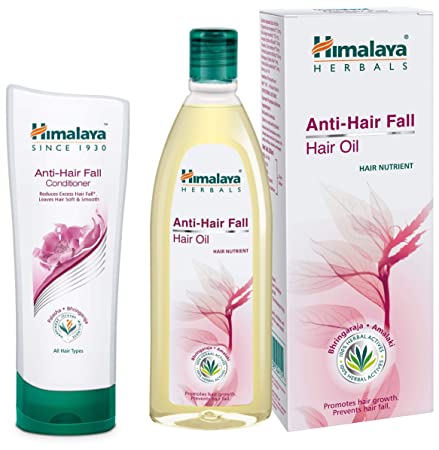 Himalaya Anti-Hair Fall Conditioner, 100ml and Himalaya Herbals Anti Hair Fall Hair Oil, 200ml