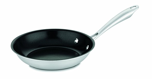 Cuisinart GGT22-20 GreenGourmet Tri-Ply Stainless 8-Inch Open Skillet