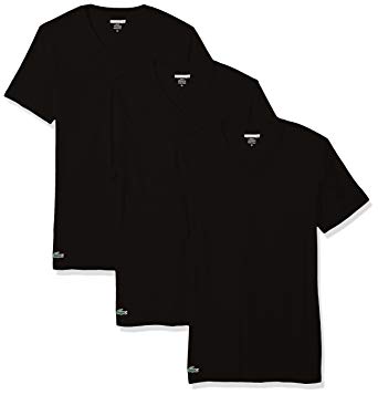 Lacoste Men's 3 Pack Slim V Neck Tee