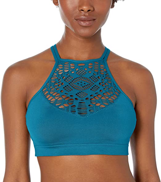 Amazon Brand - Mae Women's High-Neck Bralette with Cutouts (for A-C cups)