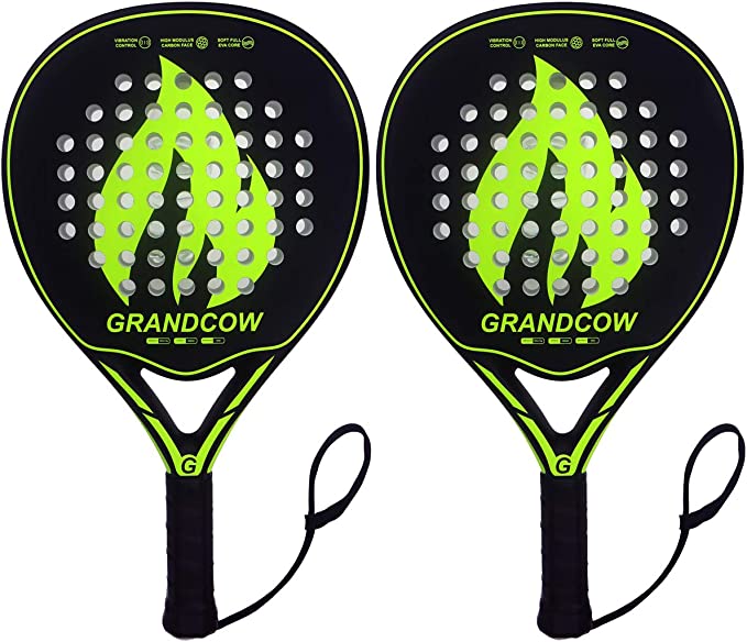 Padel Racket Carbon Fiber Power Lite Pop Tennis Paddle Paddleball Racquets