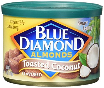 Blue Diamond Almonds, Toasted Coconut, 6 Ounce